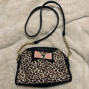 Betsey Johnson Cheetah Print Purse